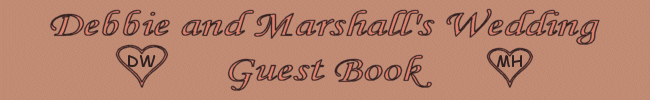 Debbie and Marshall's Wedding Guest Book